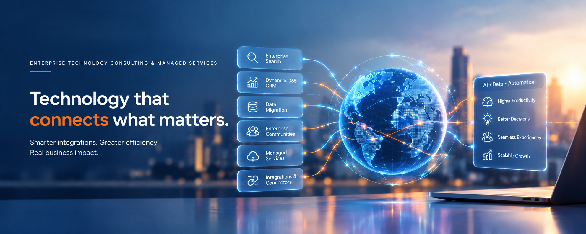 Enterprise Technology Consulting & Managed Services - Technology that connects what matters.